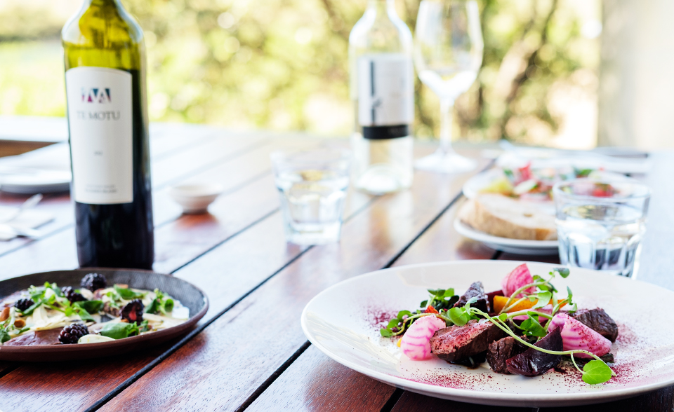 Te Motu Vineyard Waiheke Restaurant food plates